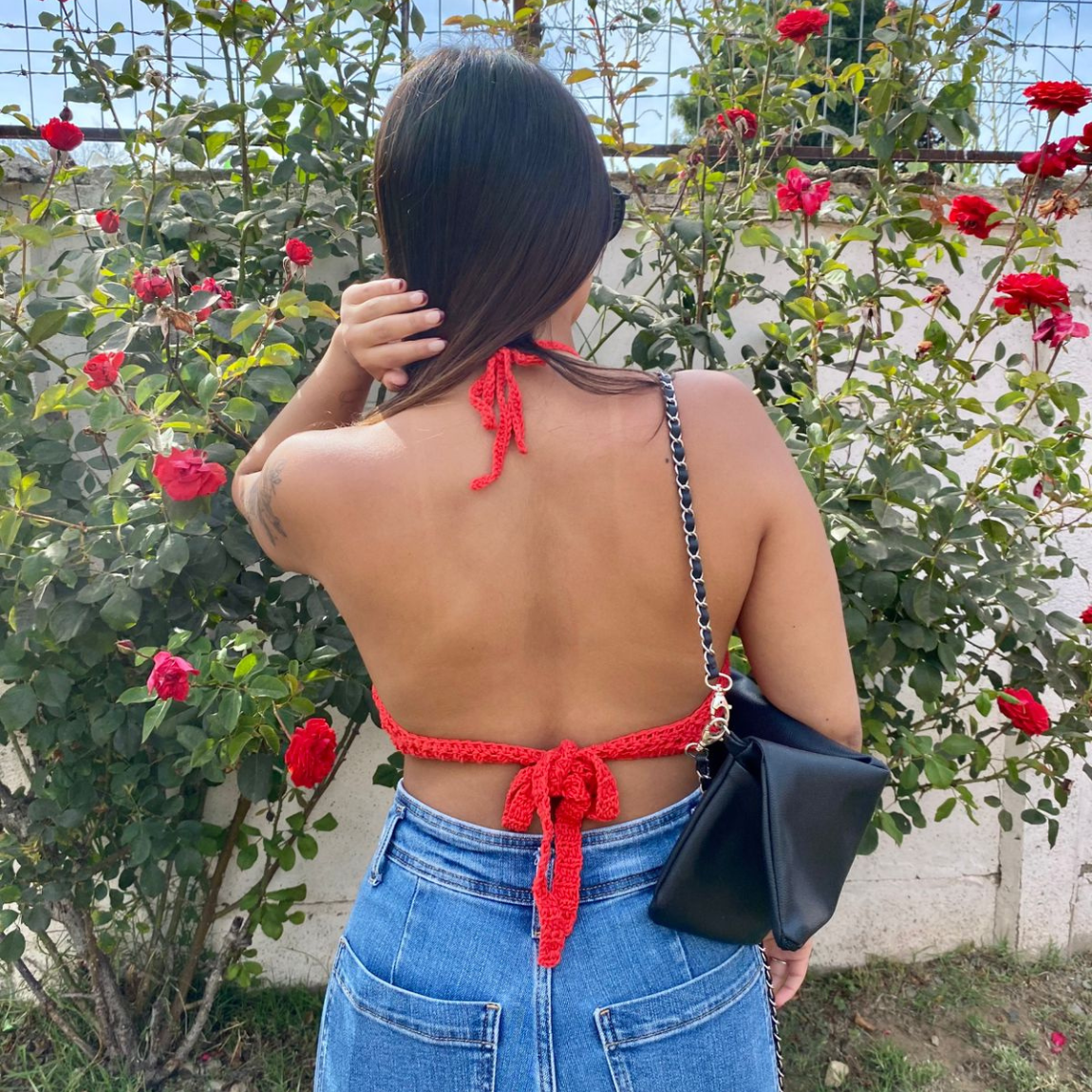 Top Atenea Rojo