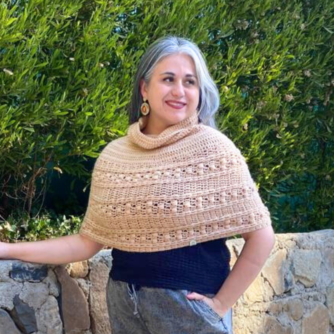 Capa Merino Beige capuchino