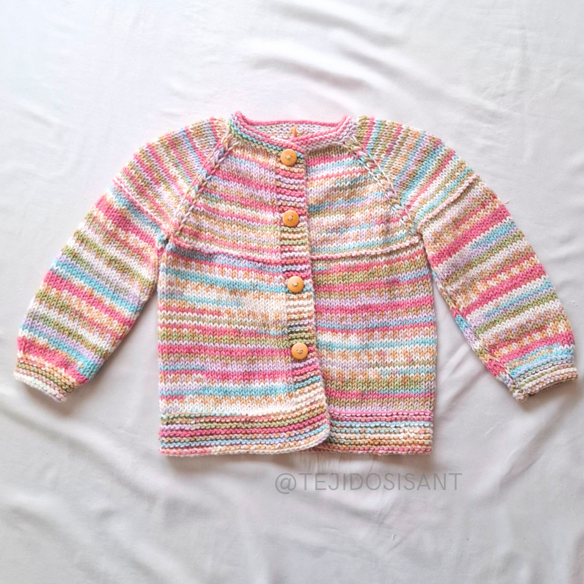 Chaleca Multicolor en Tonos Pastel
