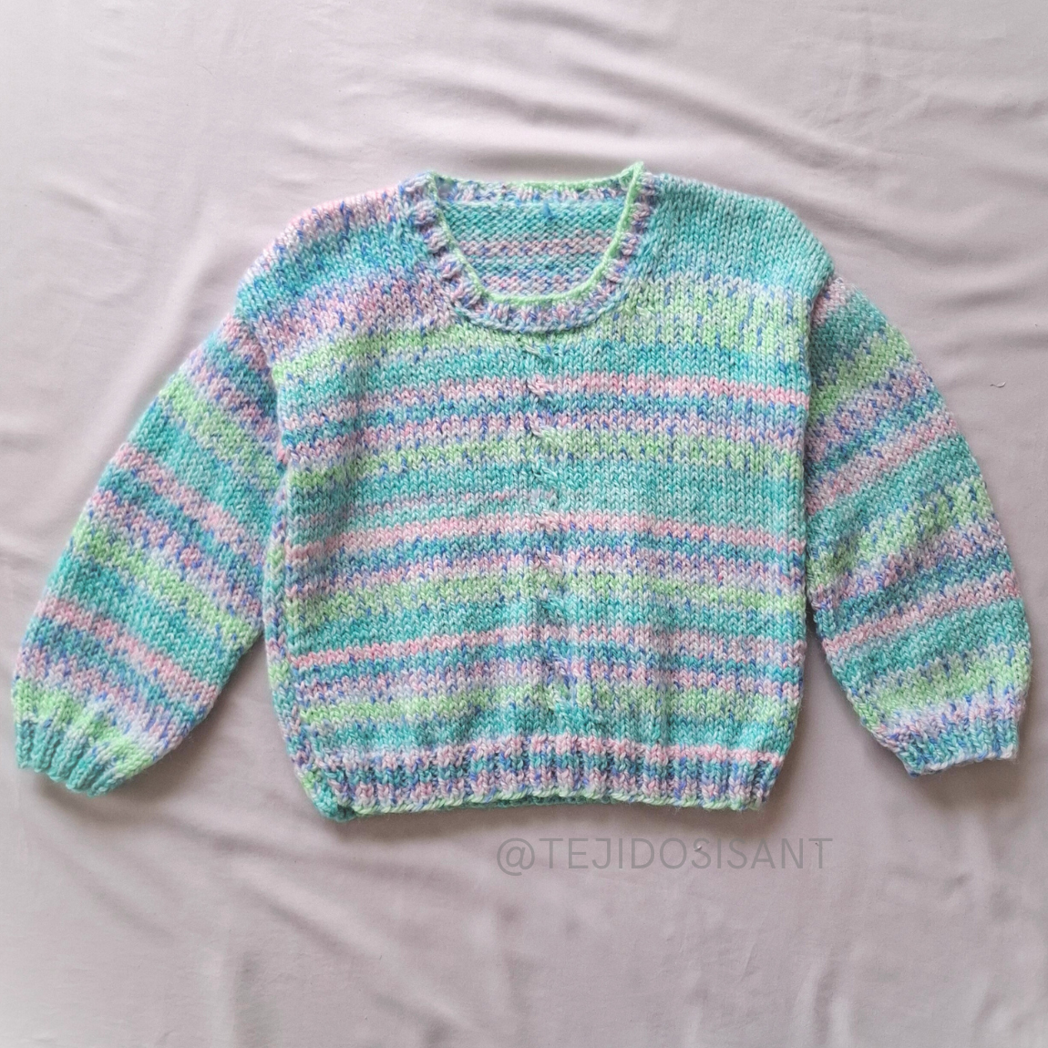Sweater Matizado Verde Menta