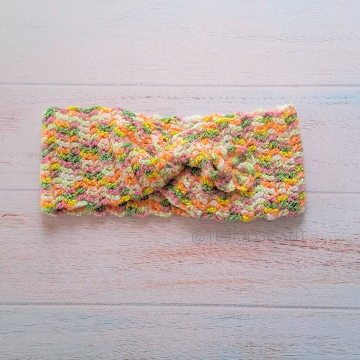 Cintillos Multicolor verde/naranjo