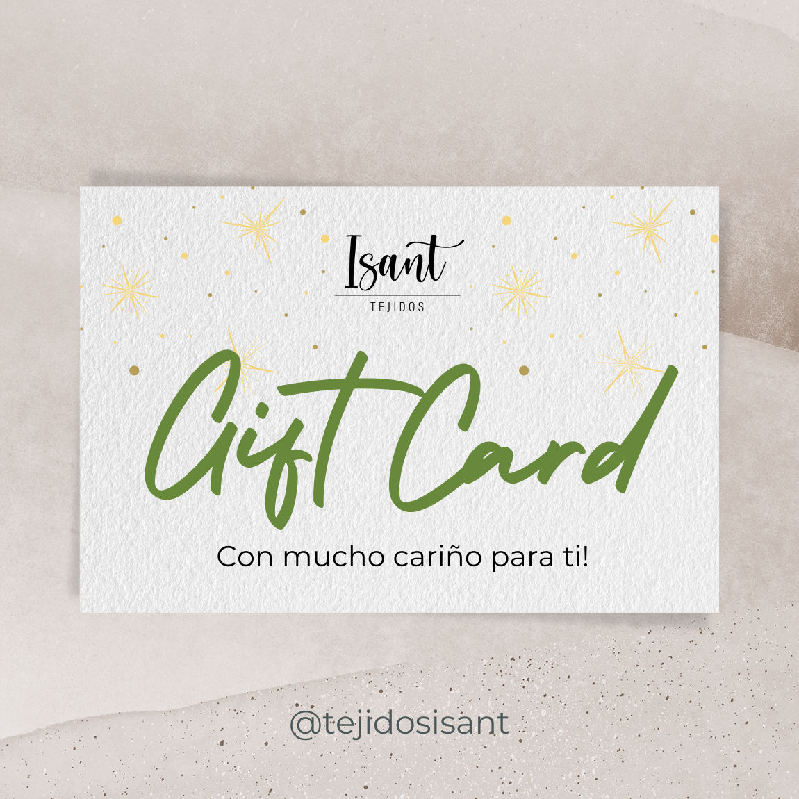 Gift Card ISANT Tejidos