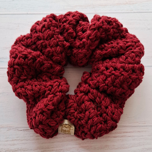 Scrunchie Rojo Burdeo