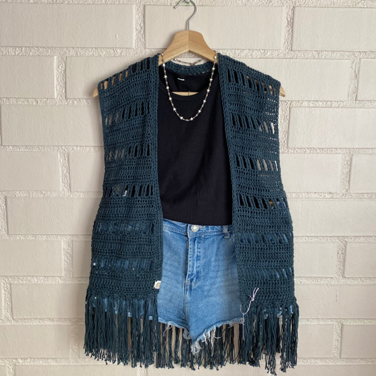 Chaleco Boho Valeria | Tejido a Crochet