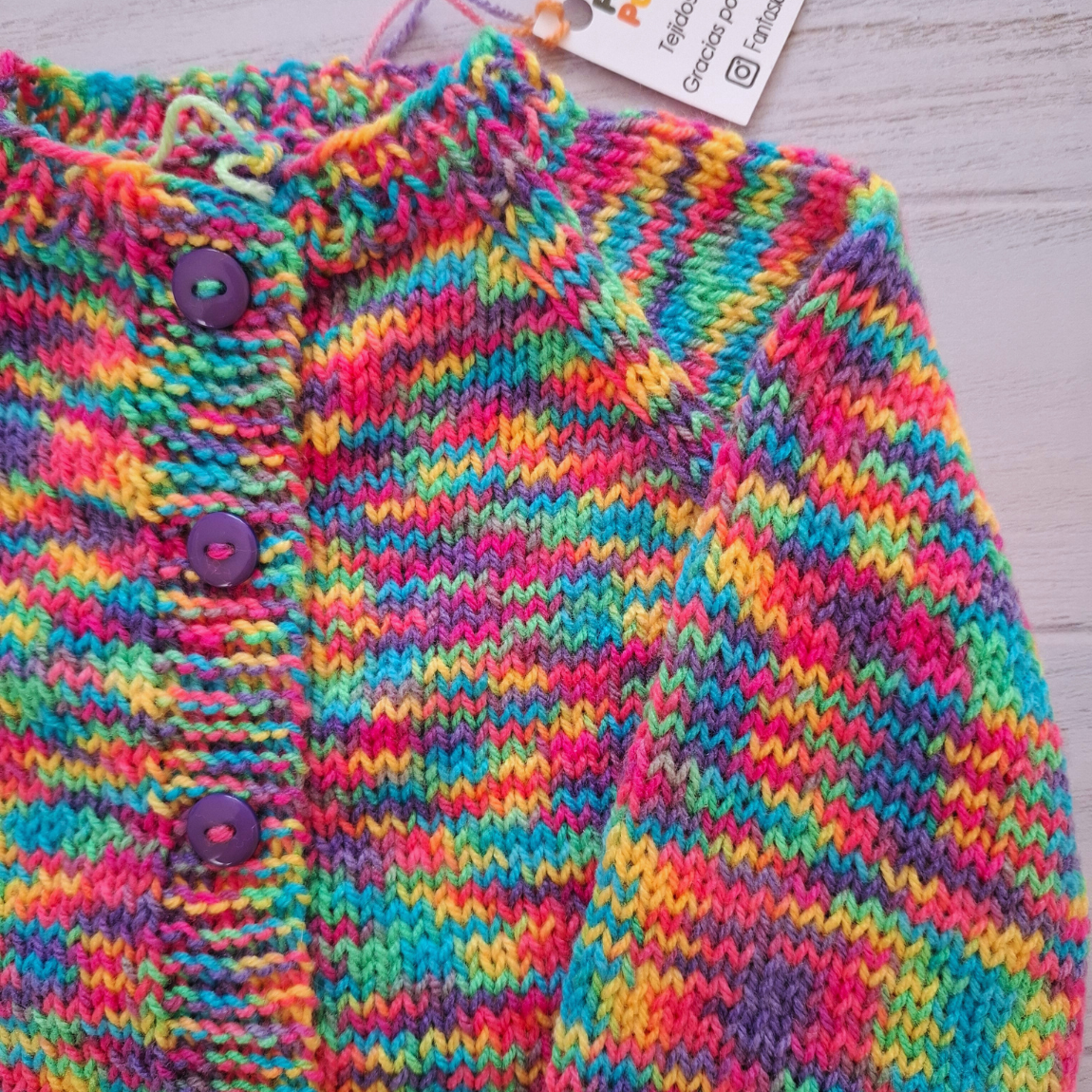 Chaleco multicolor