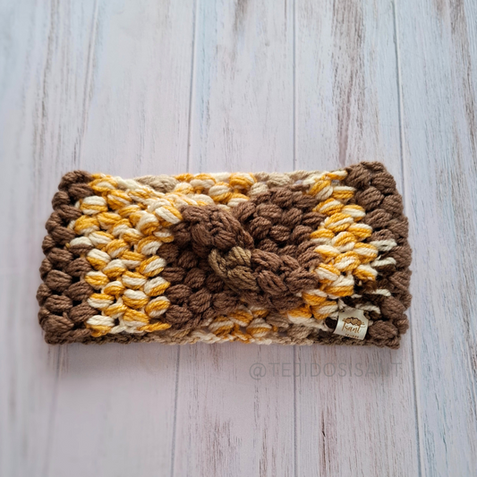 Diadema Matizado beige/amarillo pastel