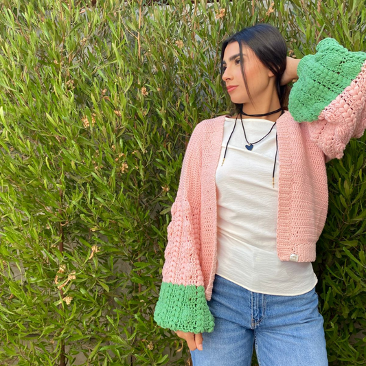 Cardigan Magnolia | Tejido a Crochet