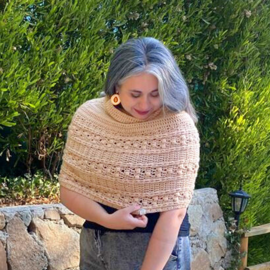 Capa Merino Beige capuchino
