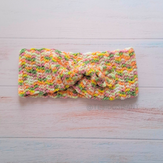 Cintillos Multicolor verde/naranjo