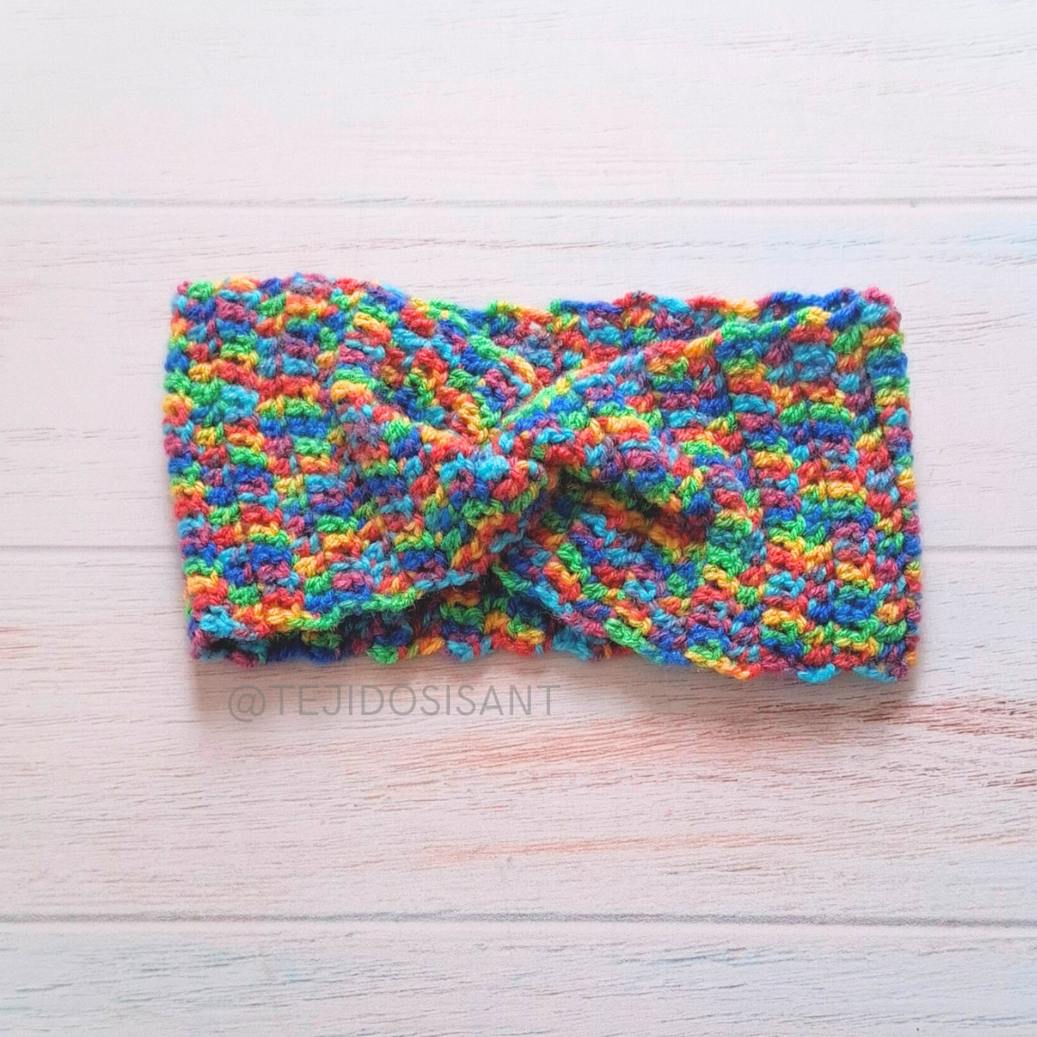 Cintillo bebé multicolor azul/celeste