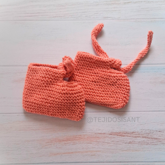 Botines rosa coral