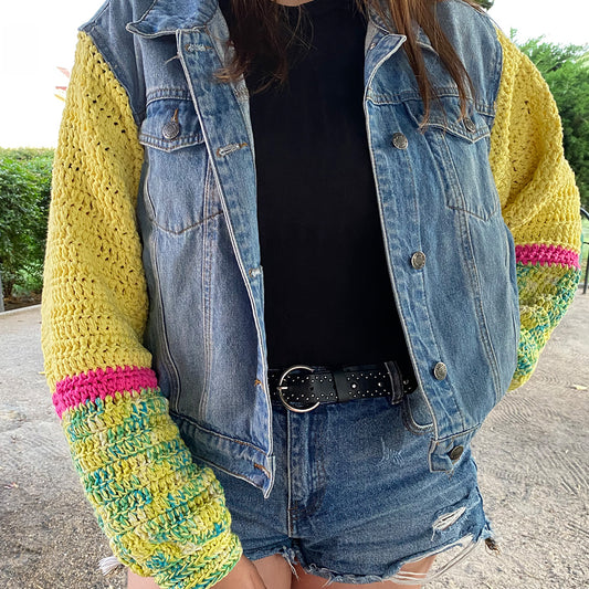 Chaqueta Lanera Amarilla