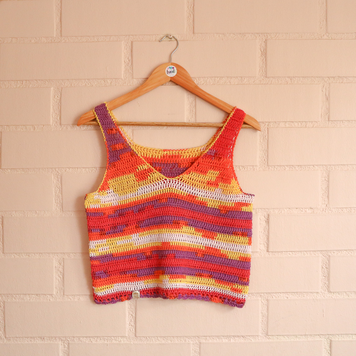 Top Cami Cotton | Tejido a Crochet